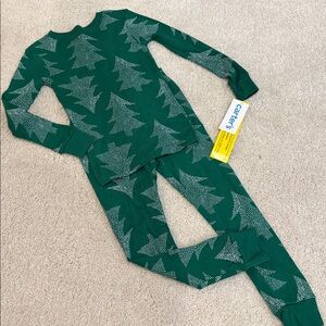 NWT Carter’s Christmas Tree Fitted Pajamas 5T